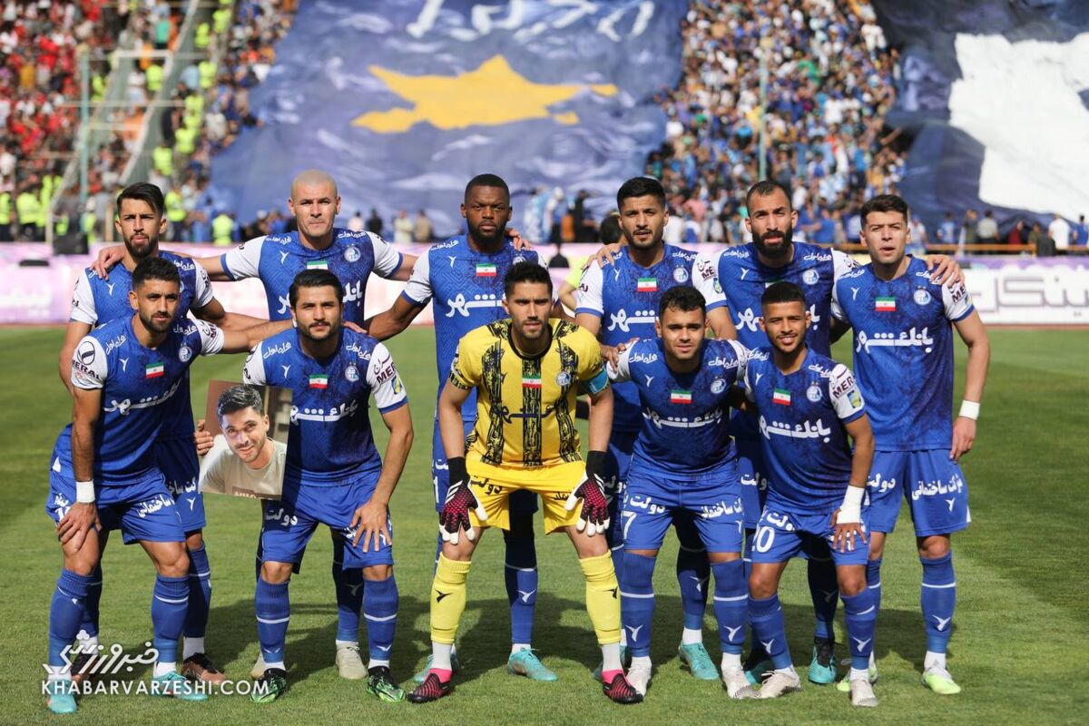 عکس تیمی استقلال در دربی
