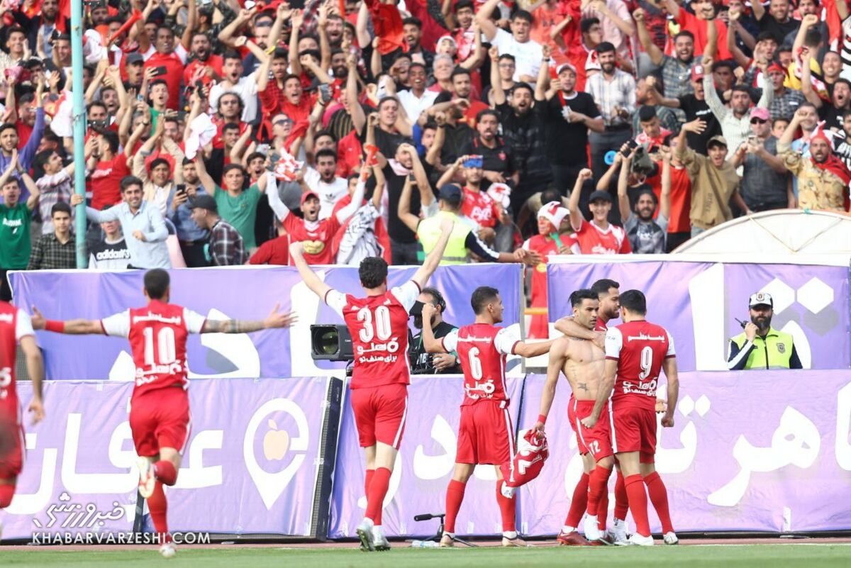 شادی گل عیسی آلکیر در دربی