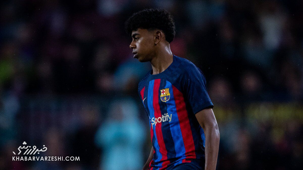 عکس| مسی جدید به مسی برخورد!/ زوج رویایی در بارسلونا تشکیل میشود؟