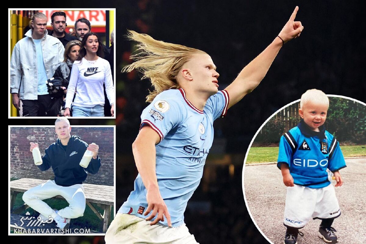 تغییرات استثنائی و شگفتانگیز ارلینگ هالند در طول زمان/ تبدیل شدن از نوجوانی لاغر به ترمیناتور به لطف دل و جگر گاو و قوانین بسیار سختگیرانه! ارلینگ هالند