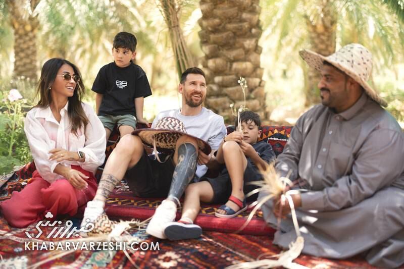 لیونل مسی در عربستان سعودی