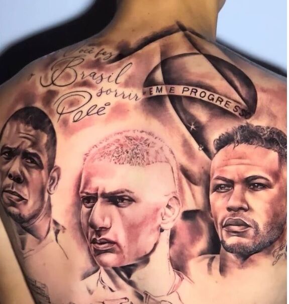 عکس| تتوی فوتبالیست مطرح سوژه خنده شد!/ واکنش غیرمنتظره به اقدام عجیب ستاره سرشناس