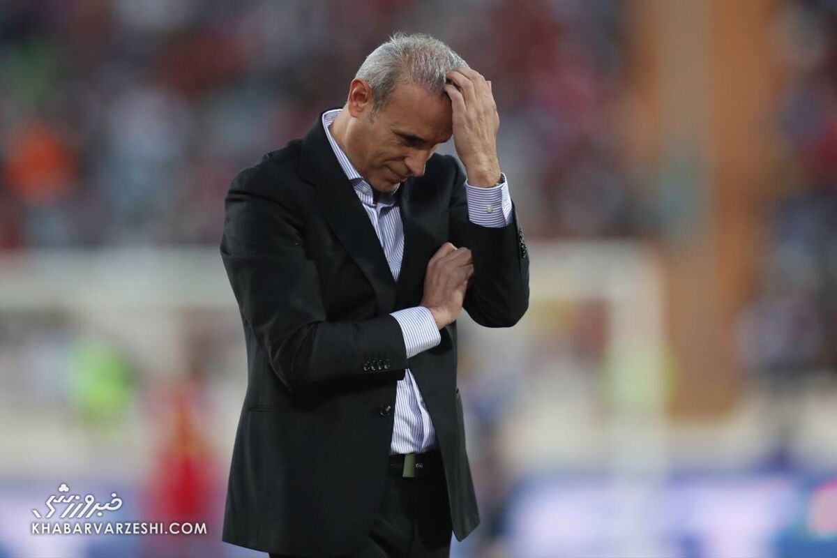 تصاویر| کلافگی گلمحمدی روی نیمکت پرسپولیس/ واکنش یحیی به پنالتی گرفته نشده چه بود؟