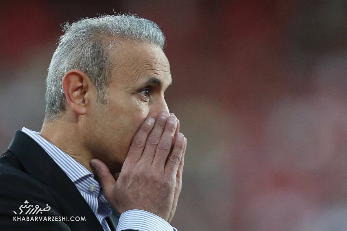 تصاویر| کلافگی گلمحمدی روی نیمکت پرسپولیس/ واکنش یحیی به پنالتی گرفته نشده چه بود؟