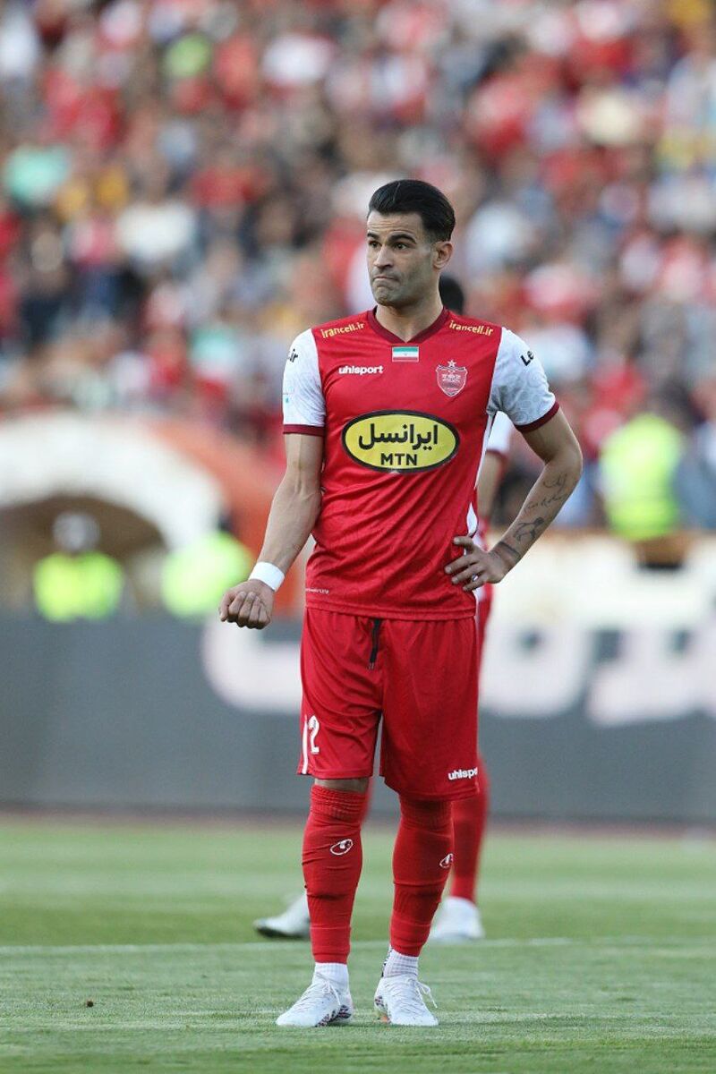 عکس| خالکوبی عجیب روی دست ستاره پرسپولیس