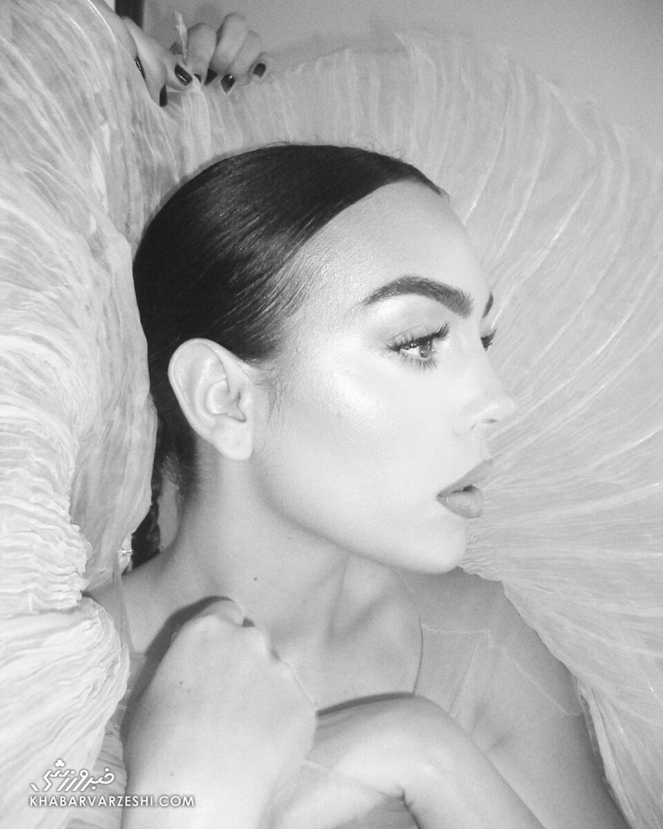 عکس| جورجینا در لباس عروس/ رونالدو بالاخره داماد میشود؟