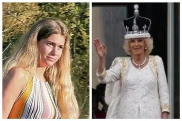 شباهت عجیب بین نامزد پیکه و ملکه جدید بریتانیا/ خواننده معروف در نقش پرنسس دایانا و پیکه به جای پادشاه چارلز سوم