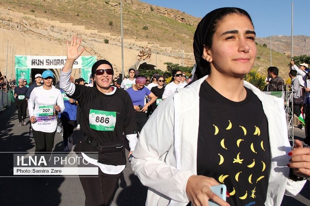 تصاویر ماراتن شیراز منتشر شد/ ورود دادستانی و برخورد با برگزارکنندگان به خاطر حجاب 