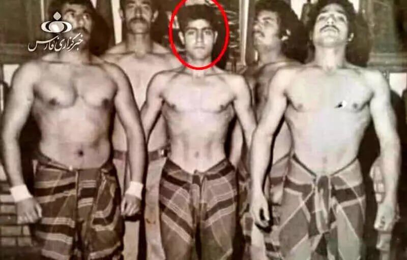 عکس| تصویر کمتردیدهشده از حاج قاسم در جوانی/ شهید سلیمانی در گود زورخانه