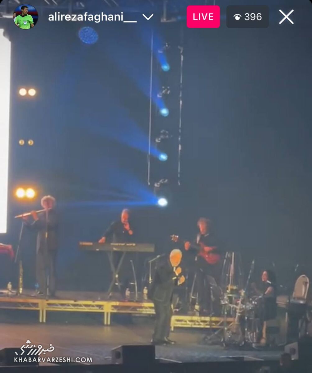 عکس| علیرضا فغانی در کنسرت ابی