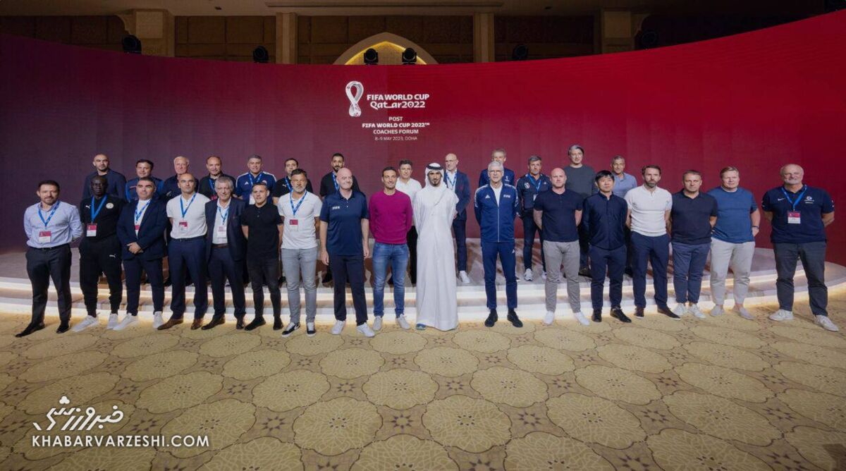عکس| قلعه‌نویی در کنار شاهزاده قطری و سرمربی قهرمان جهان