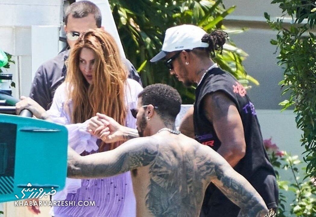 راننده فرمول یک و رابطه جدیدش با یک سلبریتی دیگر/ قرار دوباره شکیرا و همیلتون؛ این دو نفر با هم هستند؟