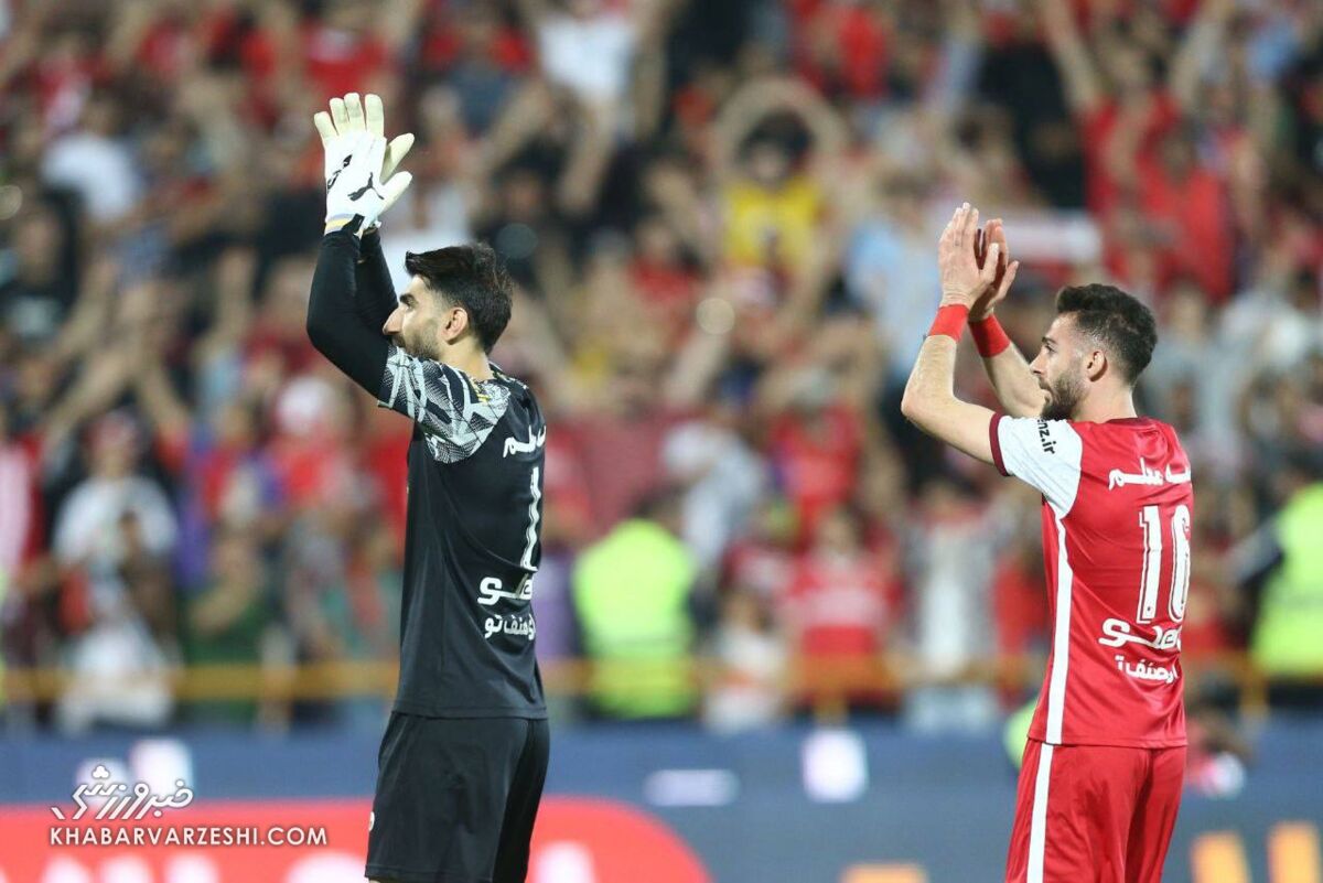 عکس| خبر خوش مهاجم پرسپولیس در مورد بیرانوند