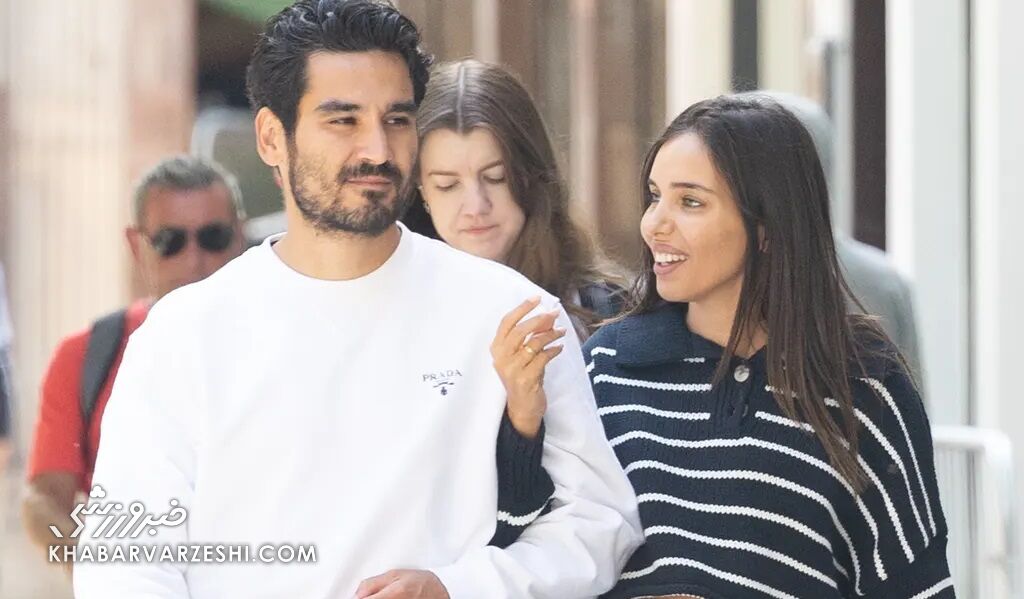 ایلکای گوندوغان و همسرش