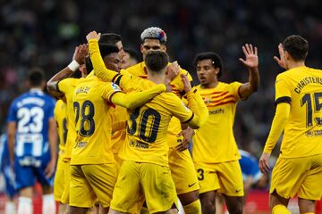 ویدیو | خلاصه دیدار اسپانیول ۲ - بارسلونا ۴/ بیست‌وهفتمین قهرمانی بارسلونا در لالیگا