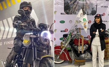 تاریخ‌سازی دختر موتورسوار ایران در رالی ۲۰۲۳