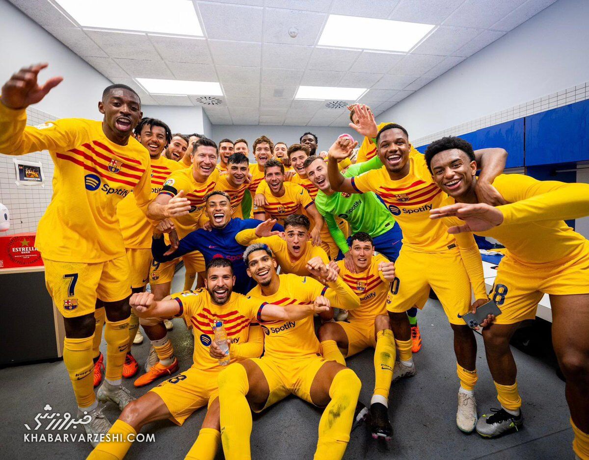 جشن قهرمانی بارسلونا پیش چشم دشمن!/ کاتالان‌ها پس از ۴ سال به جام رسیدند