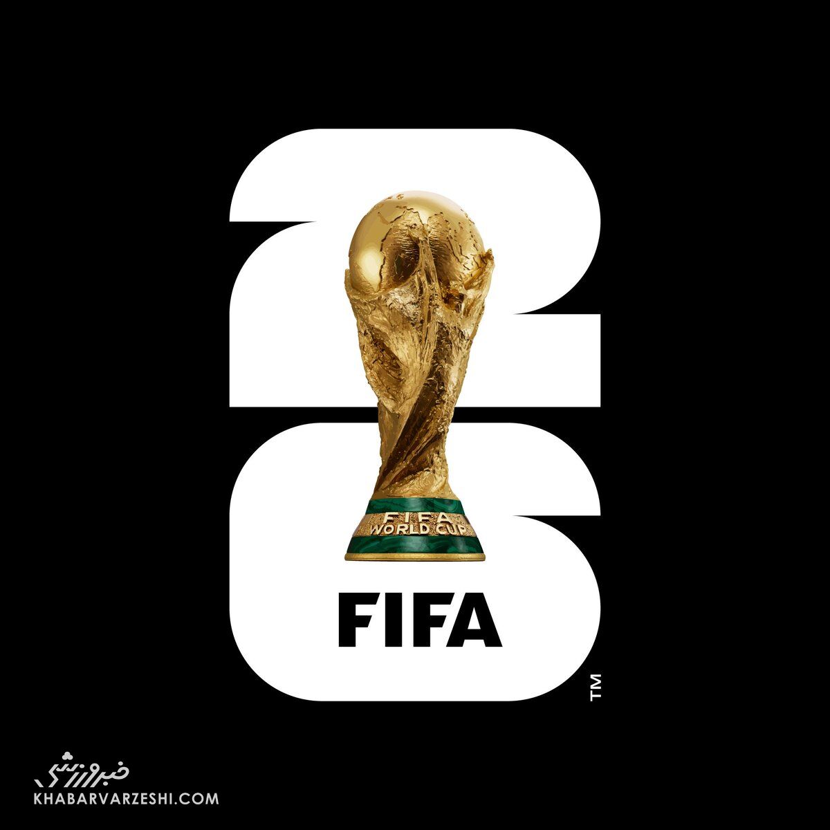 لوگوی جام جهاتی 2026 آمریکا، مکزیک، کانادا