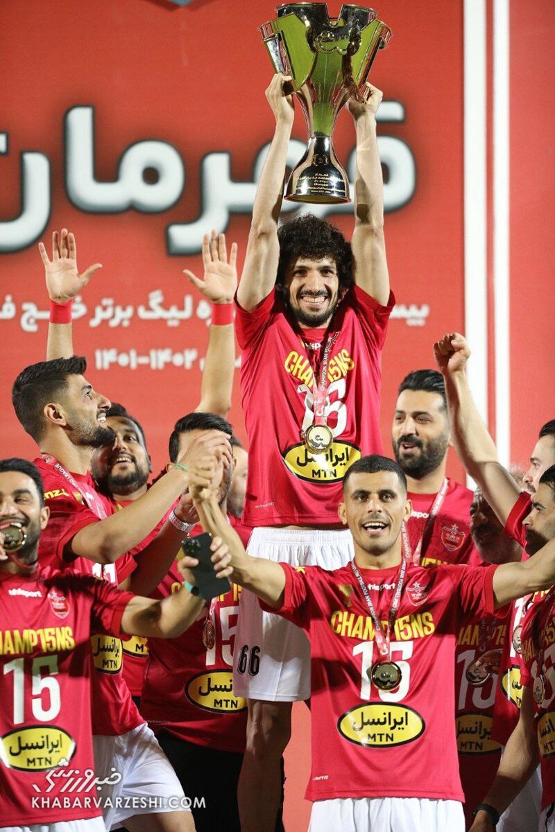 وحدت هنانوف در جشن قهرمانی پرسپولیس