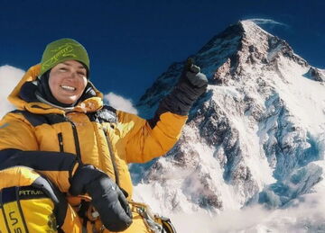 چهارمین قله بلند دنیا زیر پای دختر ایرانی/ فتح بزرگ پس از اورست، کی-۲ و آناپورنا