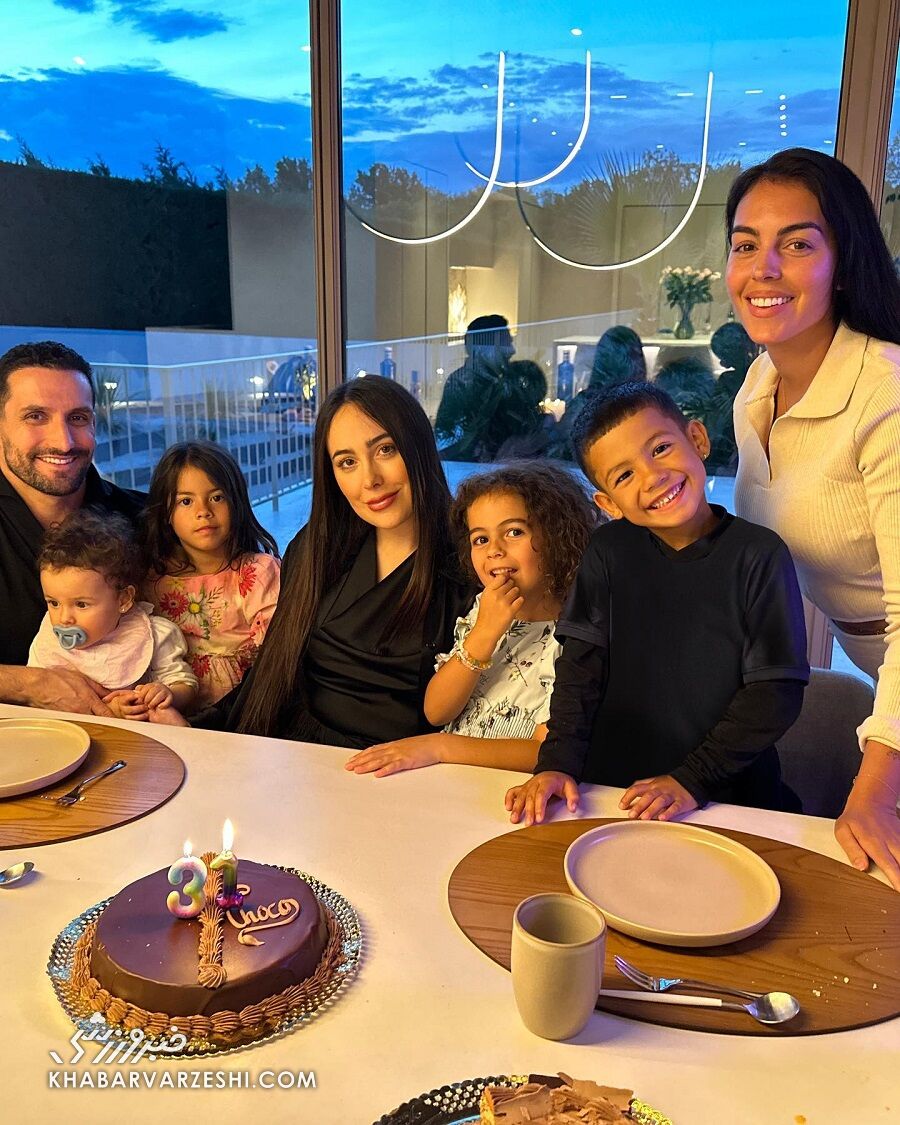 عکس| جشن تولد خواهر جورجینا در عمارت لوکس کریستیانو رونالدو