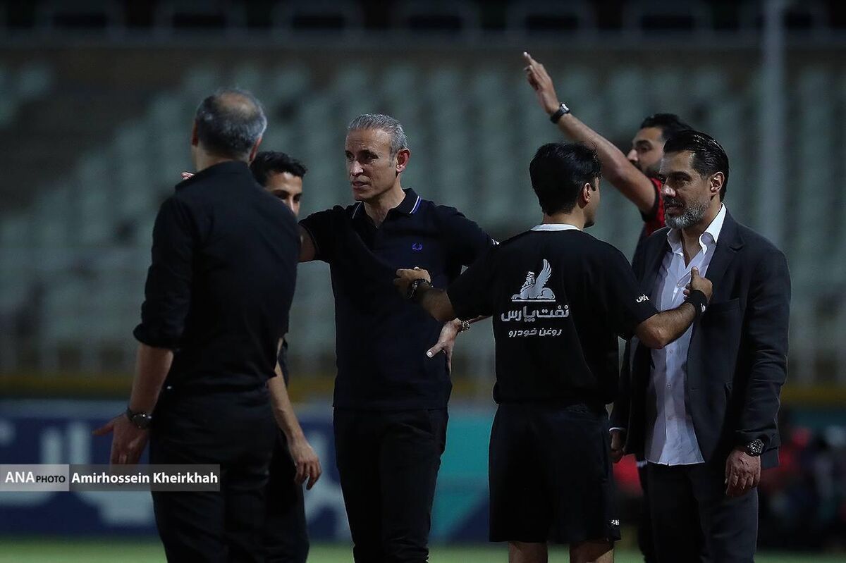 تصاویر| دفاع یحیی از ستاره پرسپولیس/ نه! او این کار را انجام نمیدهد