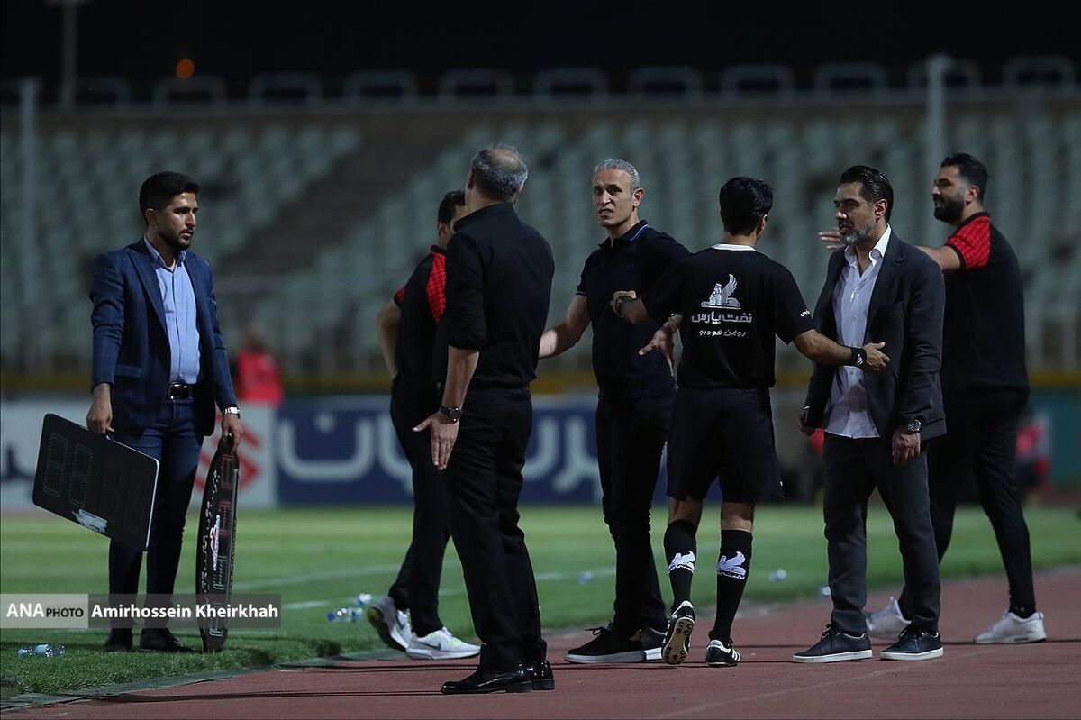 تصاویر| دفاع یحیی از ستاره پرسپولیس/ نه! او این کار را انجام نمیدهد