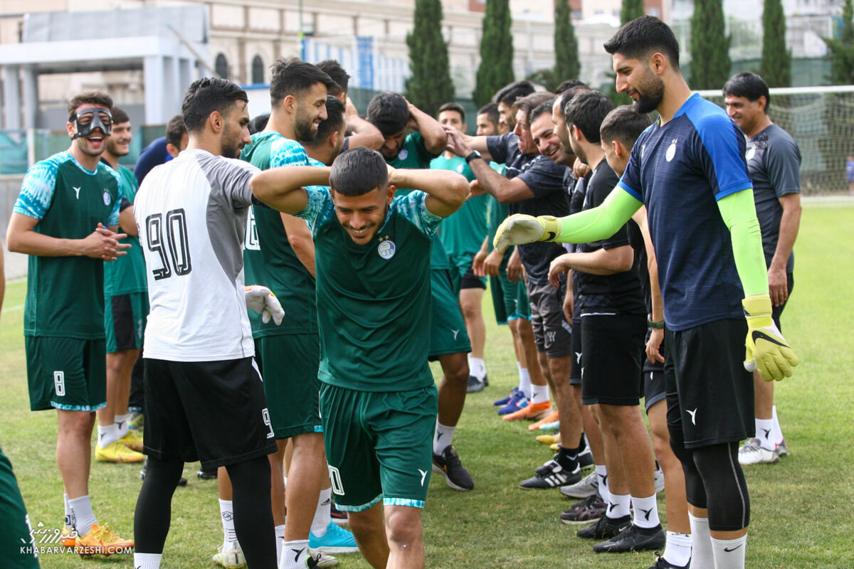 عکس| ساپینتو ستارههای استقلال را تنبیه کرد