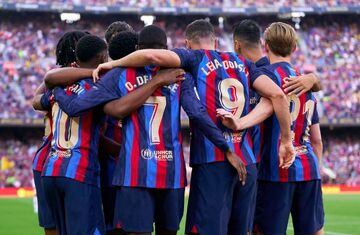 ویدیو| چالش جالب بازیکنان بارسلونا در تمرینات