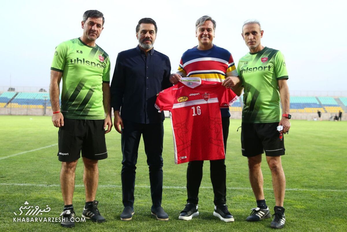 تصاویر| سلطان دربیها و مالدینی پرسپولیس در اردوگاه سرخها/ دوپینگ پرسپولیسیها قبل از دربی فینال