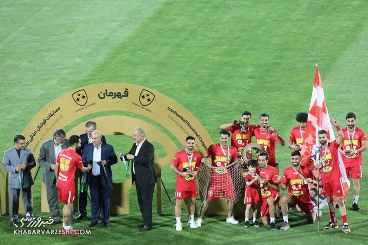 جشن قهرمانی پرسپولیس در جام حذفی 1402-1401