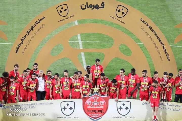 جشن قهرمانی پرسپولیس در جام حذفی 1402-1401