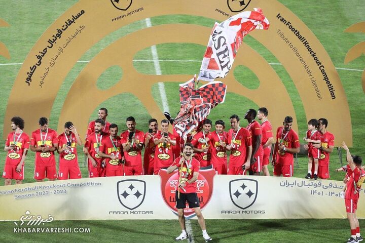 علیرضا بیرانوند؛ جشن قهرمانی پرسپولیس در جام حذفی 1402-1401