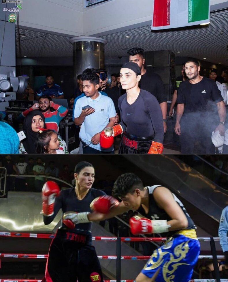 تصاویری از خشنترین زن هنرپیشه تاریخ ایران/ تینا آخوندتبار، در مسیر مقابل پژمان جمشیدی!