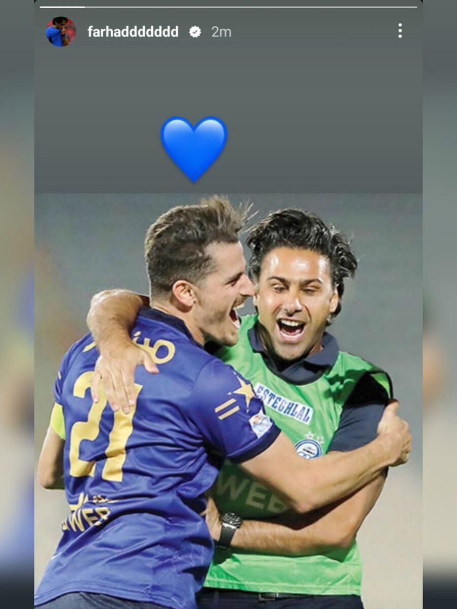 استوری خاص فرهاد مجیدی برای خداحافظی غیرمنتظره وریا غفوری