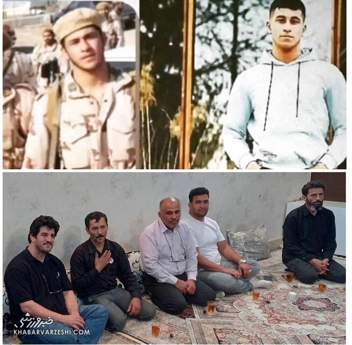 عکس| دیدار رسول خادم با خانواده سرباز ایرانی که توسط طالبان شهید شد