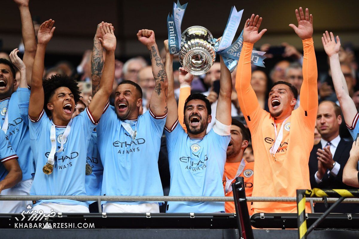 منچسترسیتی با شکست همشهریاش قهرمان جام حذفی شد/ دوگانه تیک خورد؛ پیش به سوی سهگانه...