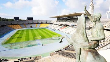 نگاهی به خانه جدید بارسلونا؛ ورزشگاه «المپیک لوئیس کمپانیس»/ از ویرانی کامل تا میزبانی المپیک و تنها ۱۱ بازی فوتبال!