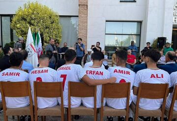 تصاویر عجیب و باورنکردنی از مراسم اعزام تیم ملی ایران به جام ملت‌های آسیا