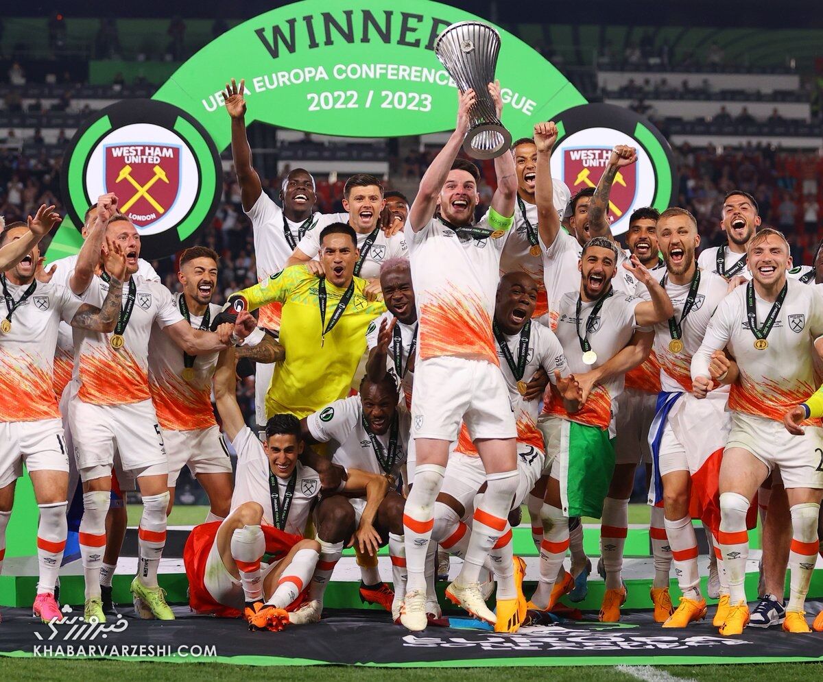 برگ جدیدی در تاریخ چکشها؛ وستهام جام اروپایی گرفت برگ جدیدی در تاریخ چکشها؛ وستهام جام اروپایی گرفت