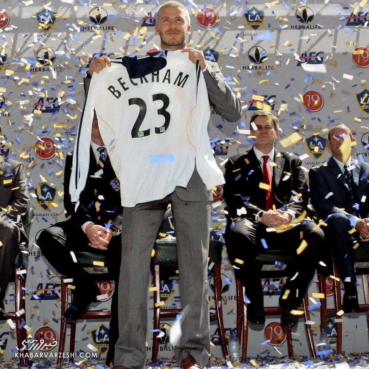 دیوید بکام در لسآنجلس گلکسی