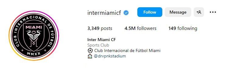 عکس| هجوم طرفدارهای مسی به اینستاگرام اینترمیامی/ تیم بکام چند میلیونی شد