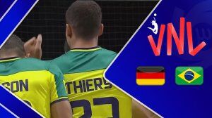 ویدیو| خلاصه والیبال برزیل ۳ - آلمان ۱