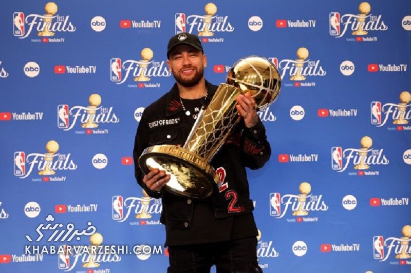 تصاویر| نیمار و شکیرا در میامی!/ مهمانان ویژه فینال NBA