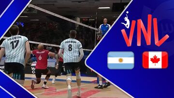 ویدیو| خلاصه دیدار والیبال کانادا ۱ - آرژانتین ۳