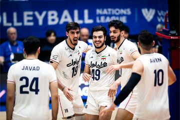 تیم ملی ایران دیوار چین را فرو ریخت/ نخسین پیروزی سروقامتان در لیگ ملت‌های والیبال