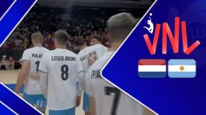 ویدیو| خلاصه والیبال آرژانتین ۳ - هلند ۲