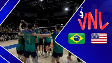 ویدیو| خلاصه دیدار والیبال آمریکا ۱ - برزیل ۳
