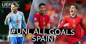 ویدیو| تمامی گل‌های اسپانیا در راه مرحله پایانی لیگ ملت‌های اروپا