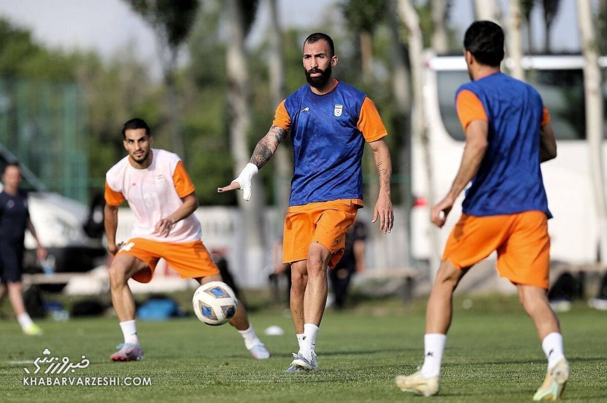 تصاویر| ادامه تمرینات آمادهسازی تیم ملی در بیشکک/ استحکام خط دفاعی در دستور کار قرار گرفت